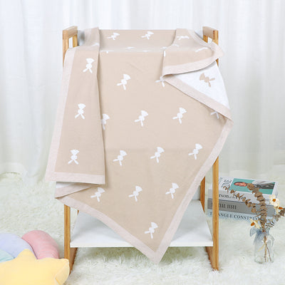 Manta Tejida de Algodón con Diseño Infantil Adorable Protección Contra el Viento - Image 15