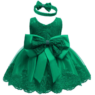 Vestido de Encaje con Falda Voluminosa - Image 11