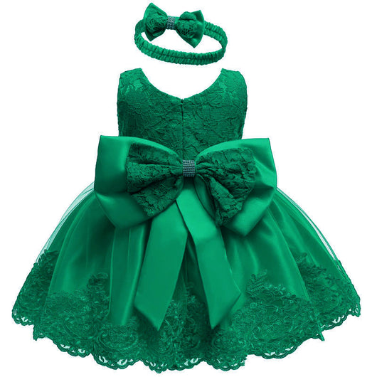 Vestido de Encaje con Falda Voluminosa - Image 11