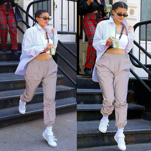 Pantalones Casuales Elásticos Luminosos para Mujer - Image 10