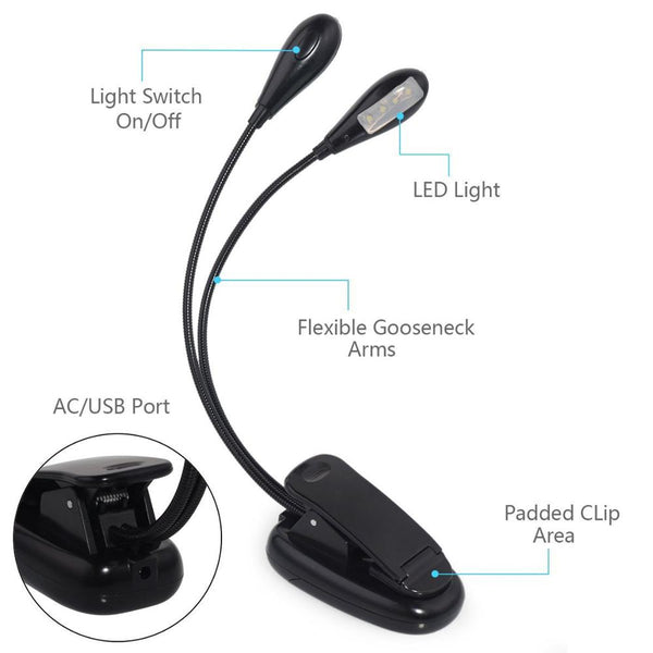 Lámpara LED de Escritorio con Luz Nocturna Ajustable
