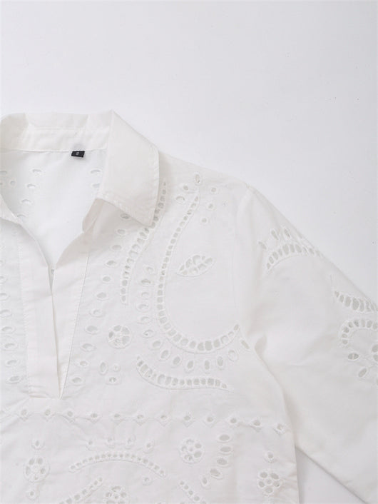 Blusa Casual de Cuello V Versátil y Elegante para Mujer - Image 14