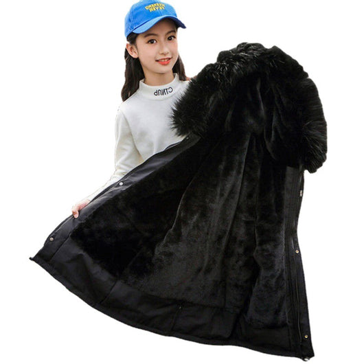 Chaqueta Acolchada para Niñas con Forro Polar y Plumón Térmico - Image 2