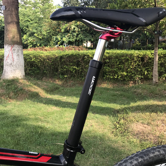 Tubo de asiento con amortiguador para bicicleta de montaña