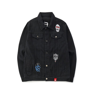 Chaqueta Denim con Bordado Nacional - Estilo Urbano Moderno - Image 6