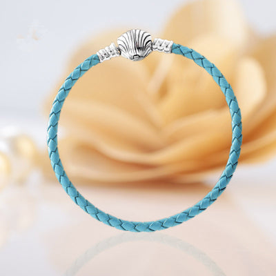 Pulsera de Cuero con Concha Marina - Image 2
