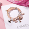 Whale tail bracelet double elastic personality retro flower starfish national wind jewelry C yellow