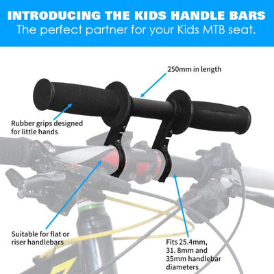 Asiento infantil para bicicleta de montaña con apoyabrazos - Image 3