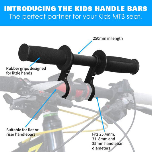 Asiento infantil para bicicleta de montaña con apoyabrazos - Image 3
