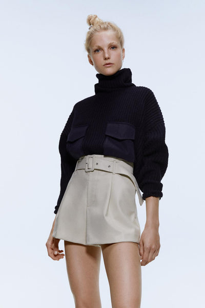 Shorts de Cuero para Mujer