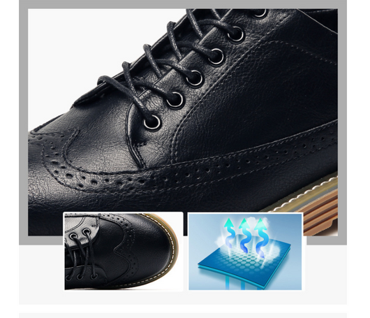 Zapatos Brogue Tallados para Hombre - Image 4