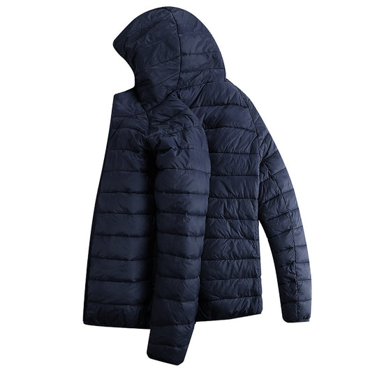 Chaqueta de Plumas para Hombre - Cuello Alto para Invierno - Image 14