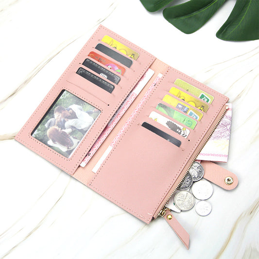 Billetera Compacta para Mujer con Cierre y Múltiples Compartimentos - Image 2