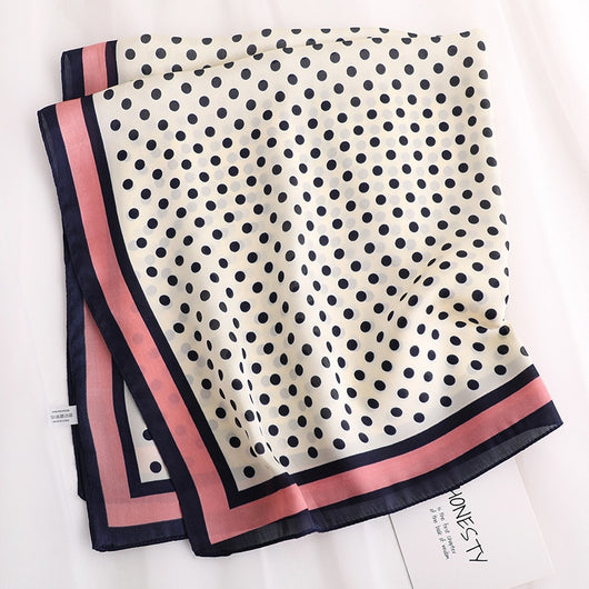 Pañuelo Multiusos Estampado de Lunares para Mujer - Image 2