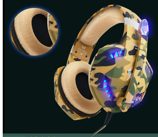 Auriculares Gaming Camuflaje Profesional - Image 9
