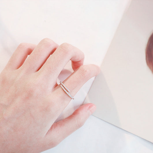 Anillo Ajustable de Circón Brillante Multiusos - Image 17