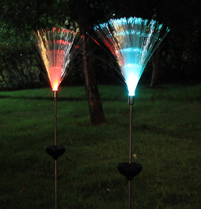 Luces Solares de Fibra Óptica Multicolor para Jardín - Image 8