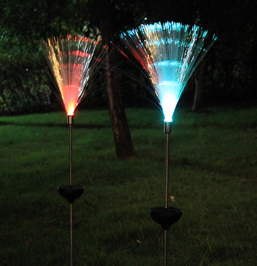 Luces Solares de Fibra Óptica Multicolor para Jardín - Image 8