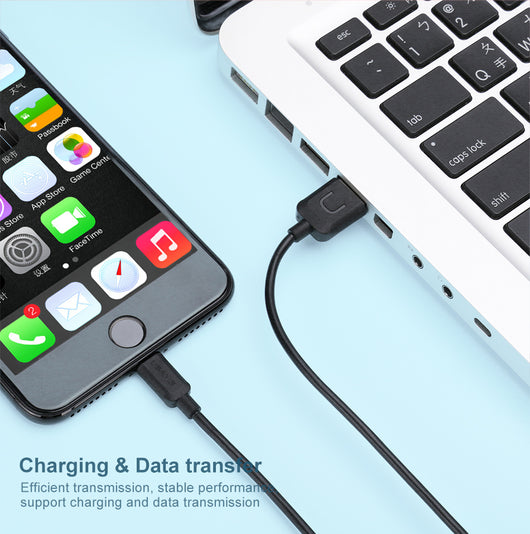 Cable USB Lightning 2A 1M Compatible con iPhone - Carga Rápida y Transferencia de Datos - Image 7