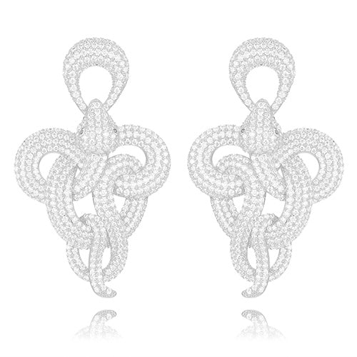 Aretes Serpiente Retorcida Ancha - Diseño Audaz y Exagerado - Image 11