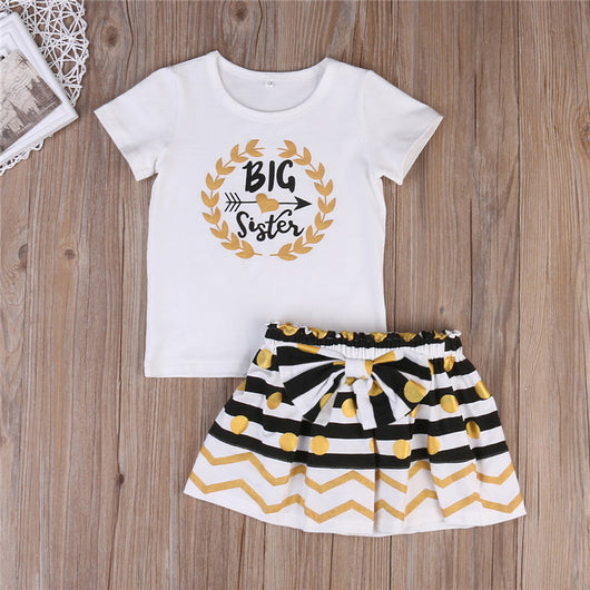 Conjunto de Falda y Blusa de Algodón con Estampado de Lunares - Image 5