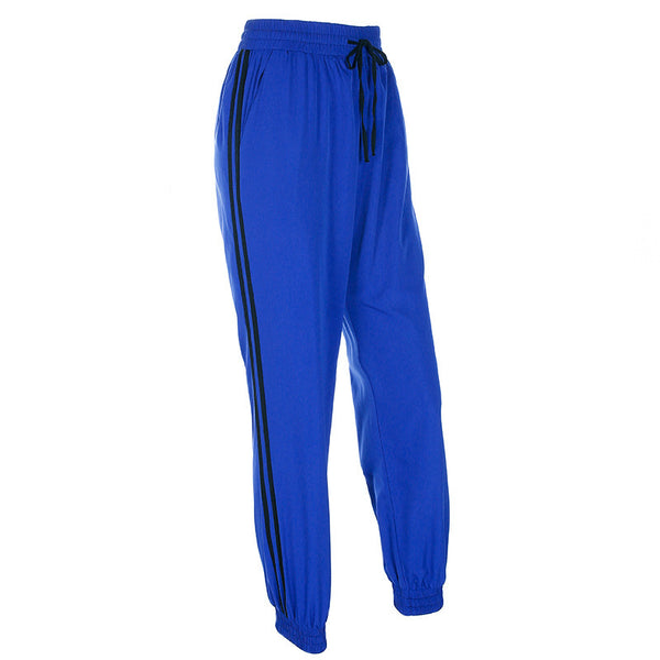 Pantalones de Color Sólido Premium