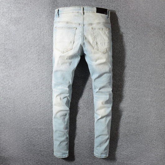 Pantalones Rotos con Parches de Colores - Image 3