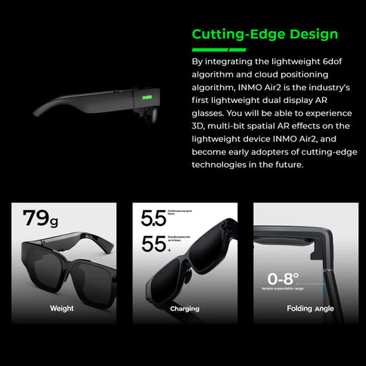 Gafas AR Shadow Smart con Auriculares Inalámbricos - Image 2