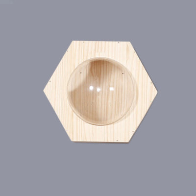 Plataforma Rascadora de Madera Maciza para Gatos con Tablero de Sisal - Image 3