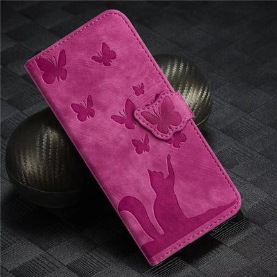 Funda de Cuero para Celular con Mariposa en Relieve - Image 10