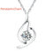 Colar feminino de prata esterlina 925 com pingente, acessórios de moda, pingente de diamante, joias prateadas, moda coreana, colar prateado