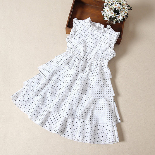 Vestido Infantil de Verano Estilo Extranjero con Manga Corta - Image 6