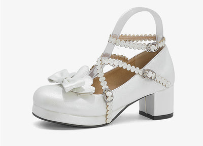 Zapatos Plataforma para Mujer con Moño y Tacón Grueso - Image 22
