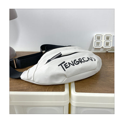 Bolsa Pecho Hombre Estilo Japonés Crossbody Deportiva con Compartimentos Cargo - Image 26