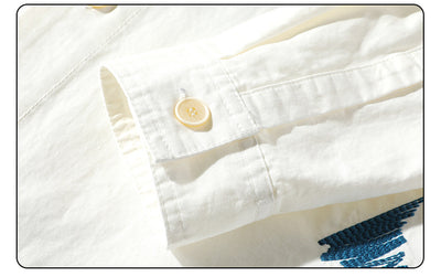 Camisa de Manga Larga con Solapa para Hombre - Image 12