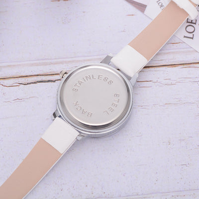 Reloj de Cuero Marmolado GAIETY - Diseño Minimalista y Adorable - Image 4