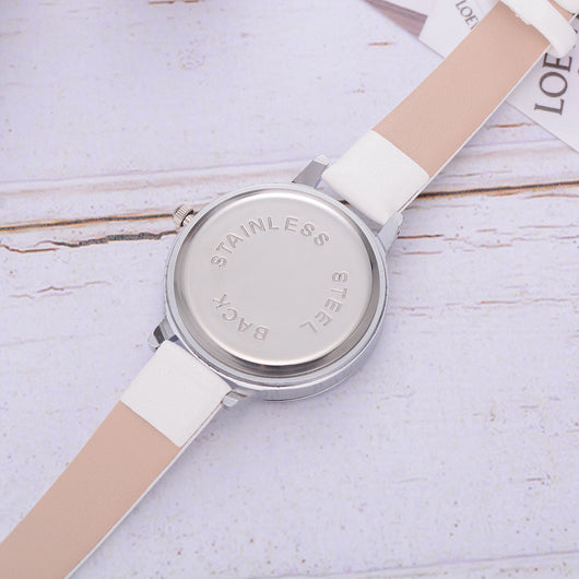 Reloj de Cuero Marmolado GAIETY - Diseño Minimalista y Adorable - Image 4