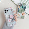 Funda Protectora para Celular con Diseño de Flores Acuarela y Hojas de Plátano