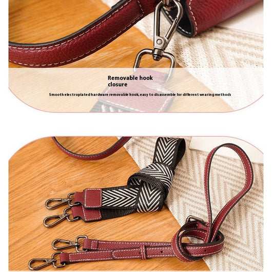 Bolso Bucket Crossbody de Moda para Mujer con Correa Ancha - Image 3