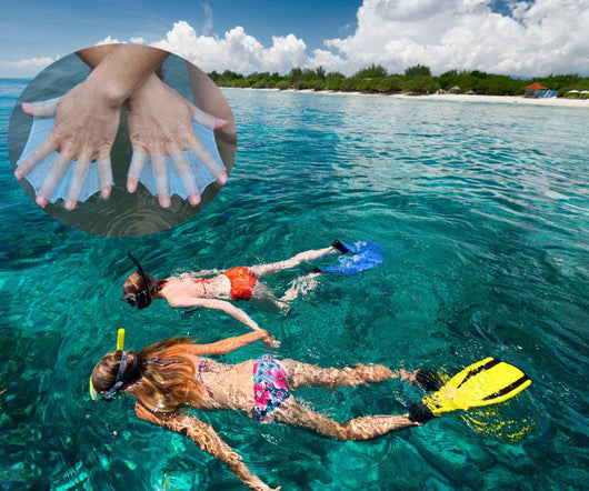 Aletas de Mano Tipo Rana - Guantes Palmeados para Natación Unisex