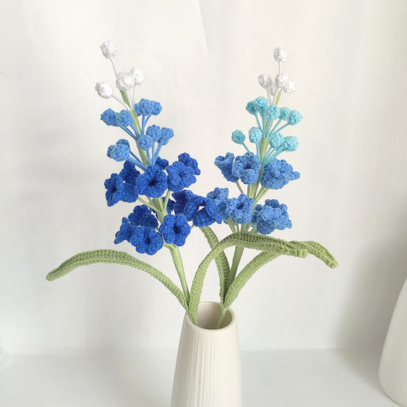 Ramo de Jacinto de Uva Tejido a Mano - Flores Artificiales Acabadas
