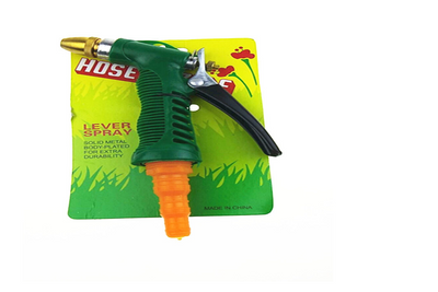 Pistola de Agua de Alta Presión con Cabezal de Cobre - Lavadora y Riego Ajustable