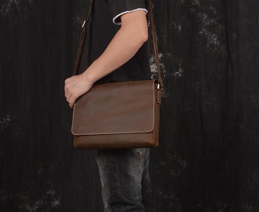 Bolso Bandolera Vintage Artesanal para Hombre - Image 2