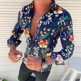 Camisa Manga Larga Estampado Floral Ajustada - Image 13