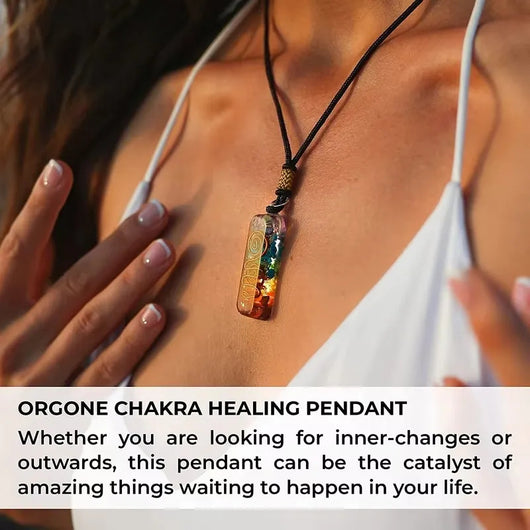 Colgante de Cristal Curativo Reiki con Piedra Natural para 7 Chakras - Image 7
