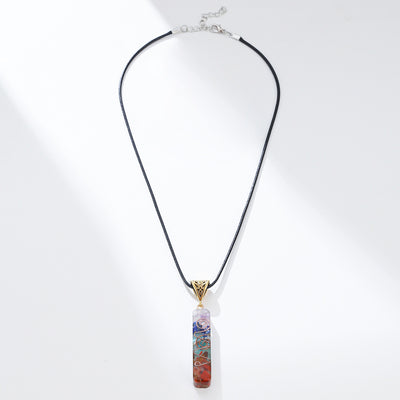 Colgante de Cristal Curativo Reiki con Piedra Natural para 7 Chakras - Image 8