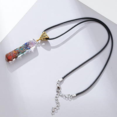 Colgante de Cristal Curativo Reiki con Piedra Natural para 7 Chakras - Image 10