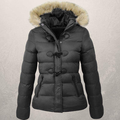 Chaqueta Corta Acolchada con Capucha