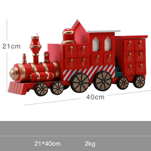 Calendario Navideño de Madera - Decoración Festiva - Image 18