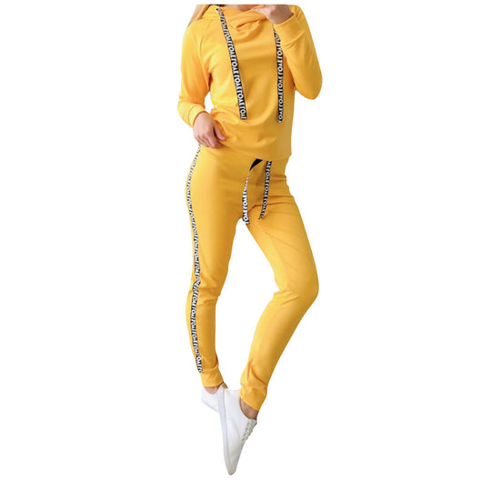 Conjunto Deportivo Casual de Manga Larga con Detalle de Letras - Image 20